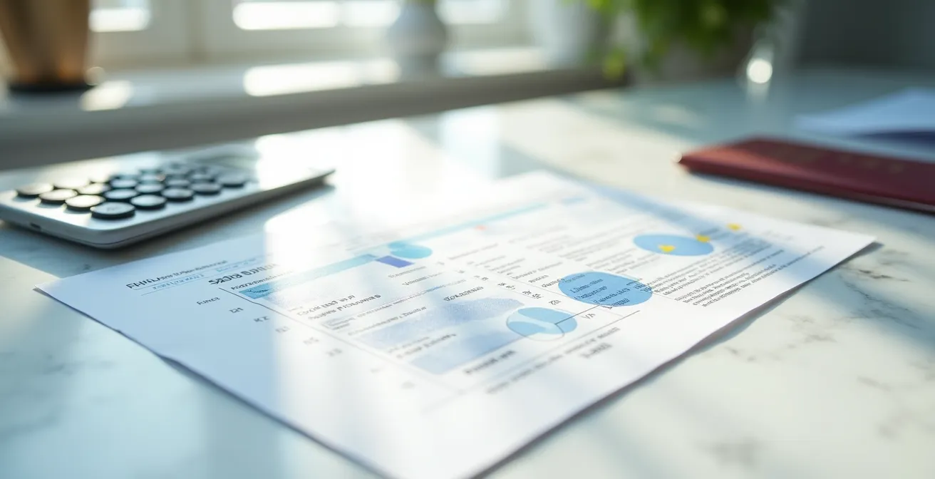 Documents administratifs et carte européenne d'assurance maladie sur un bureau